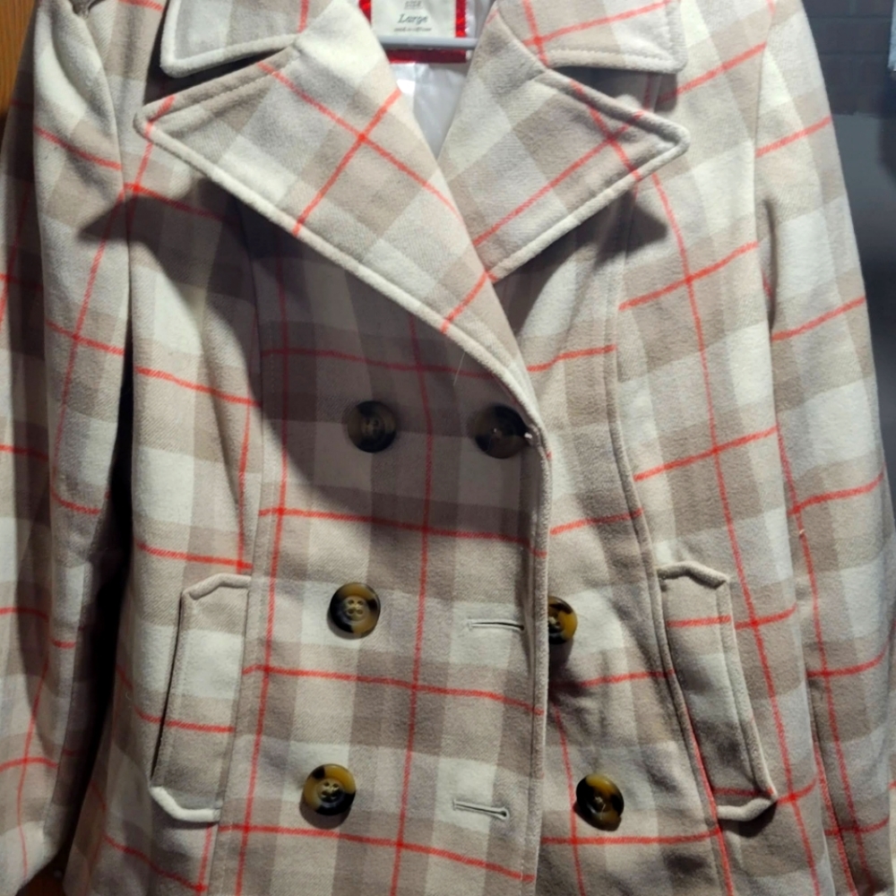 Old Navy Wool Peacoat with hood
